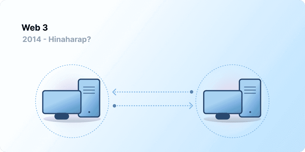 Decentralized node architecture, na kumakatawan sa Web3